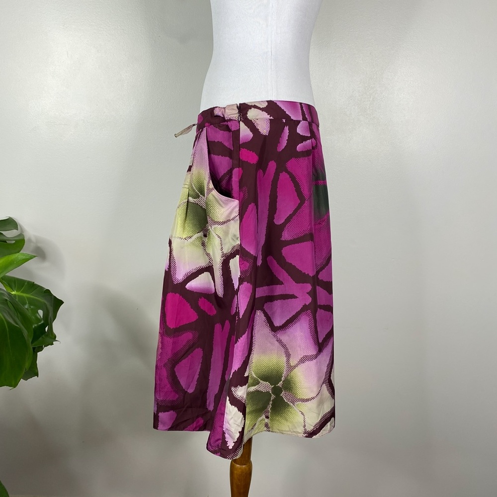 NWT Calvin Klein Pomegranate Multi-Color Skirt Plus Size 0X - Picture 6 of 13